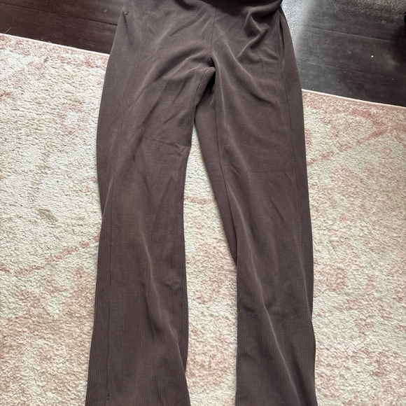 lululemon athletica Pants - lululemon athletica Ribbed Wide-Leg Pants in Brown